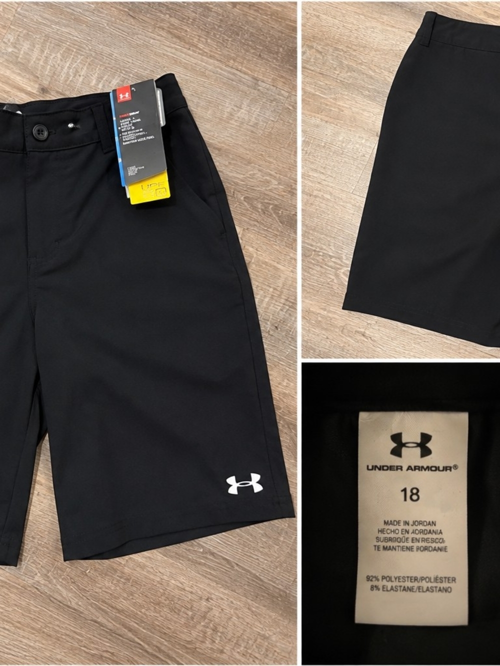 Under Armour Men's Black Performance Golf Shorts
